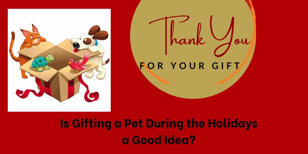 Is Gifting a Pet During the Holidays a Good Idea?